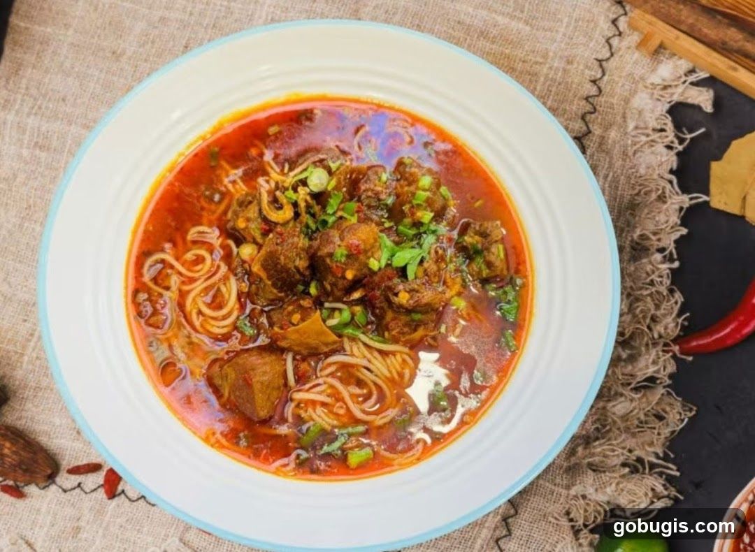 Spicy Beef Noodle Soup