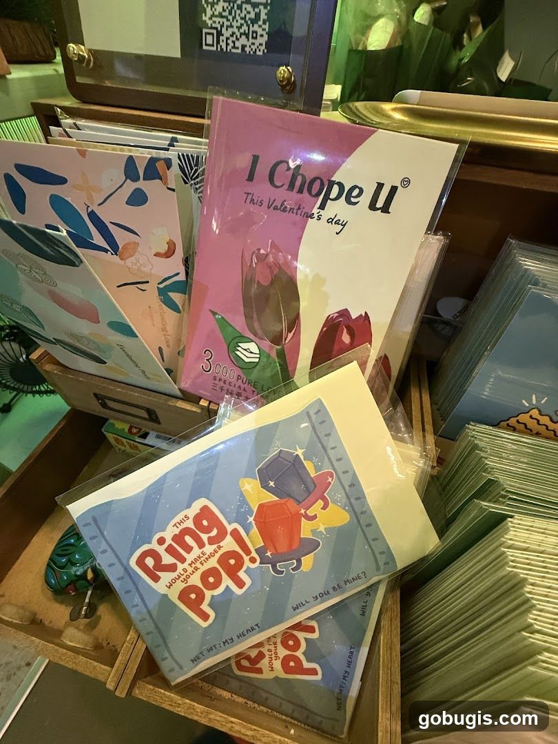 Valentine's Day Cards and Ring Pops