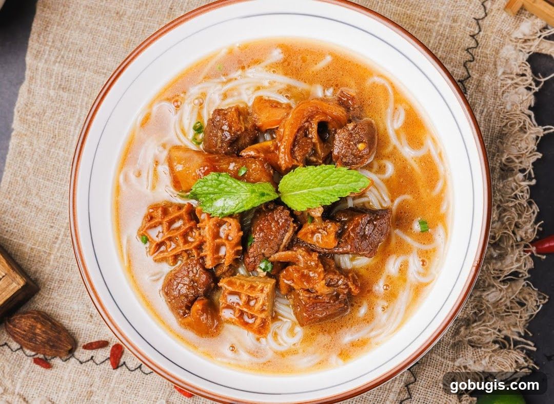 Beef and Tripe Noodle Soup