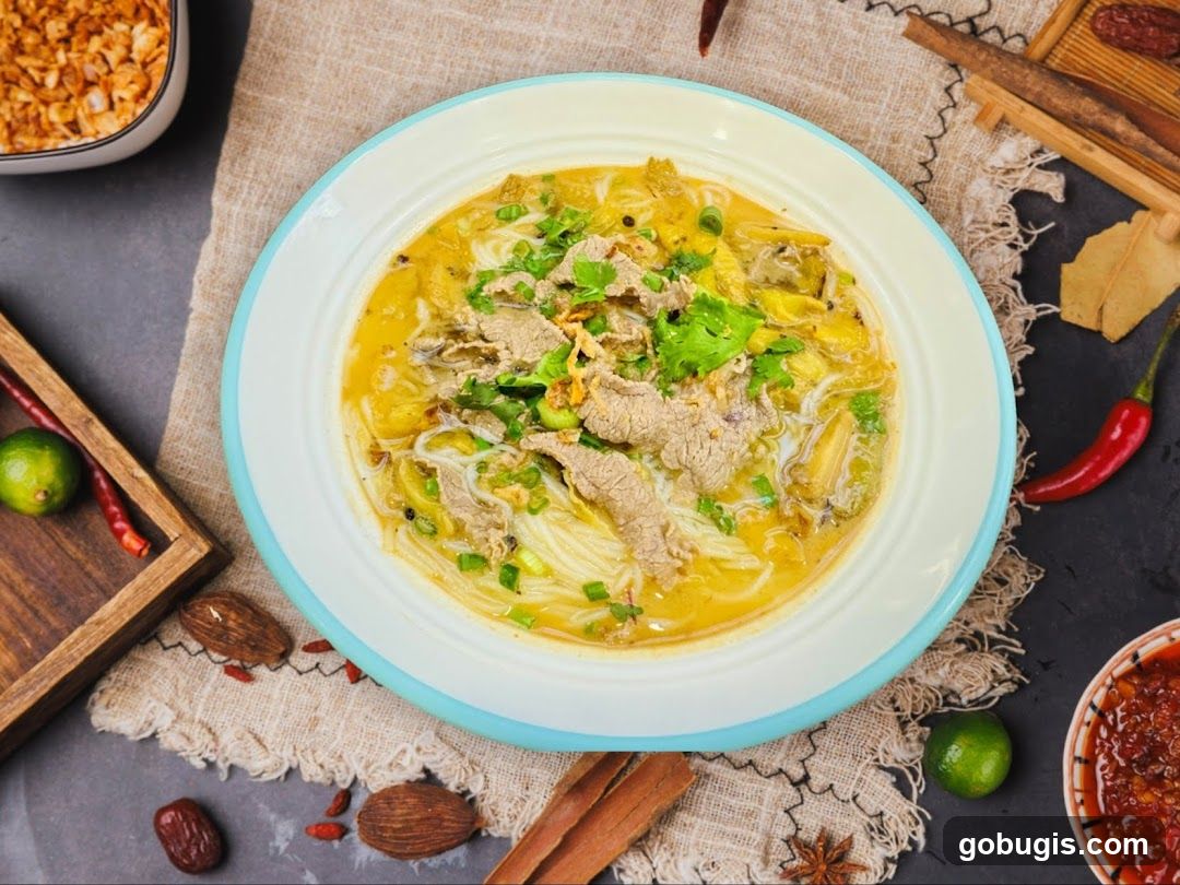 Noodle Soup with Beef