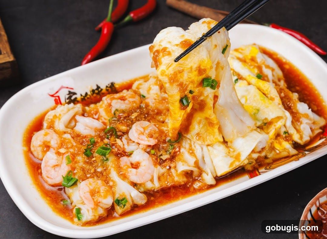 Shrimp Rice Noodle Rolls
