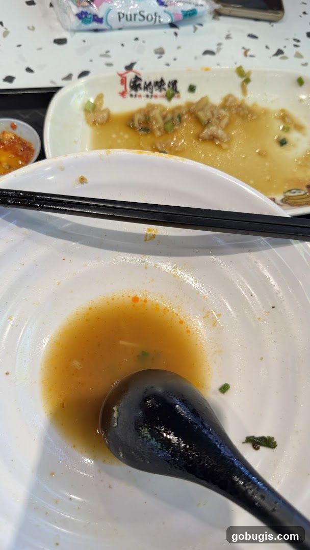 Leftover Food on Plates