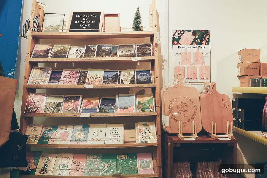 Stationery and Home Goods Display