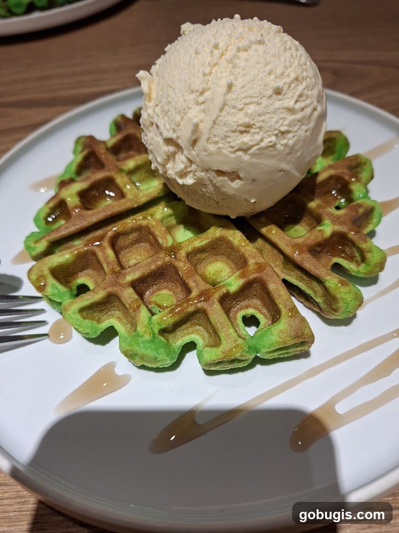 Waffles with Ice Cream