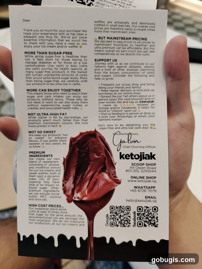 Keto Jiak Information Card