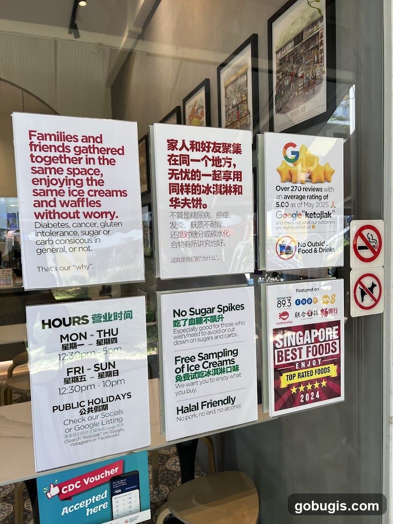Ice Cream Shop Information