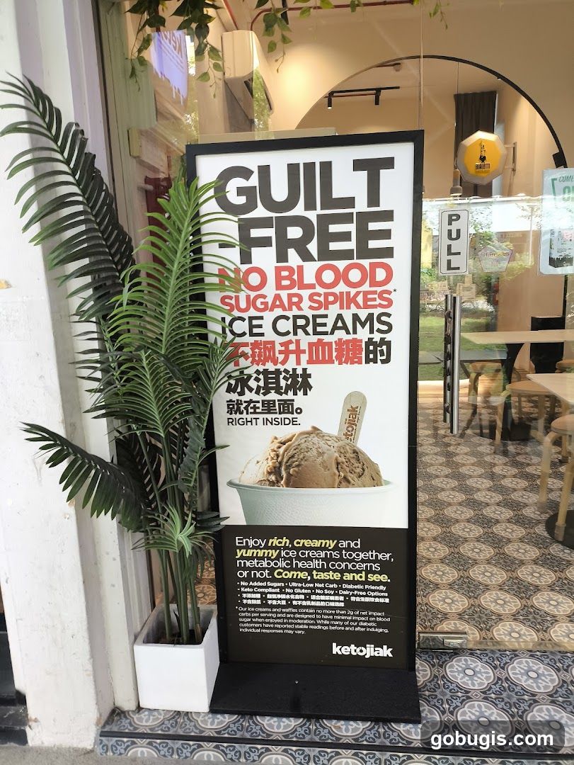 Guilt Free Ice Cream Sign