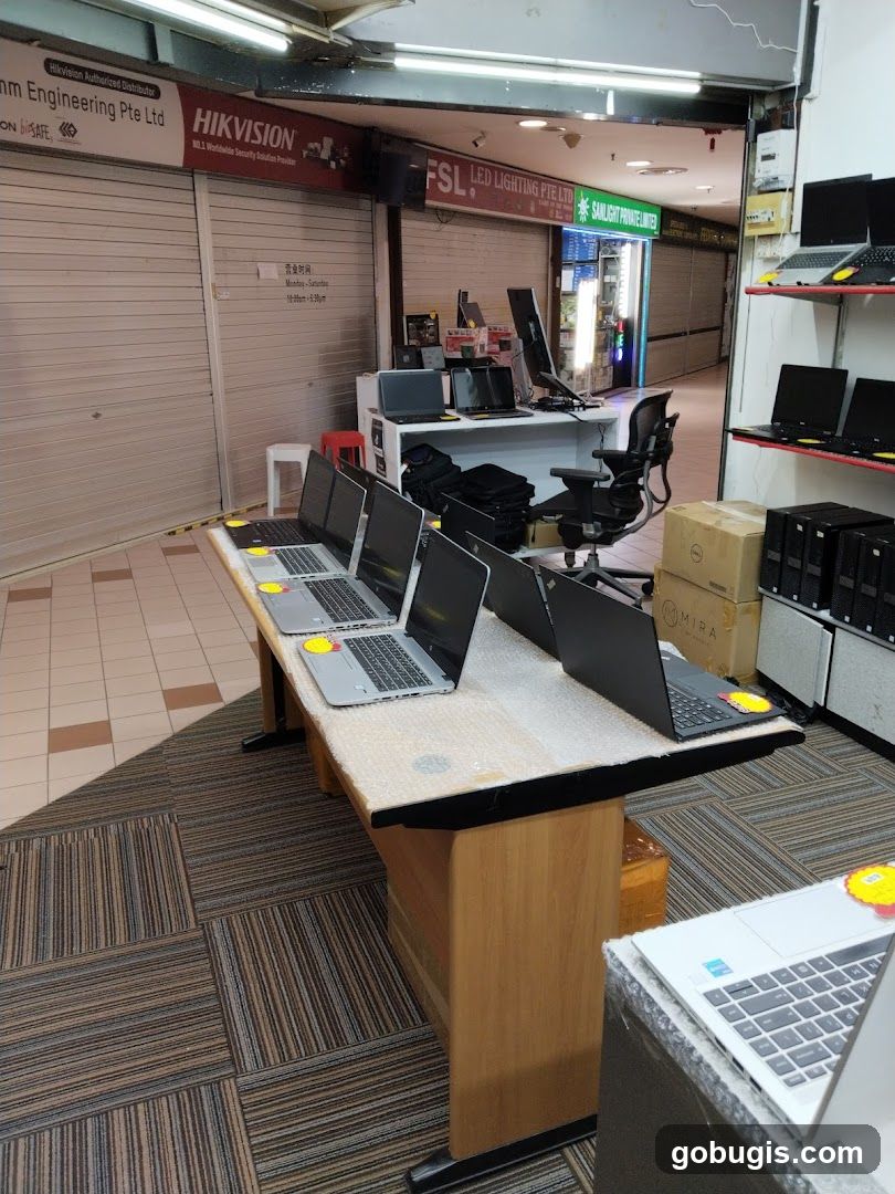 Electronics Store Display