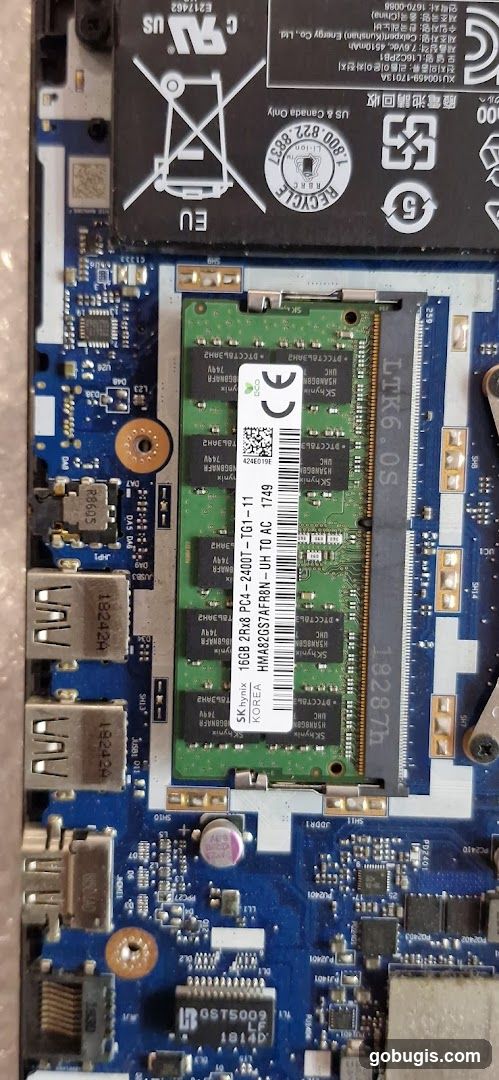 Computer Motherboard with RAM