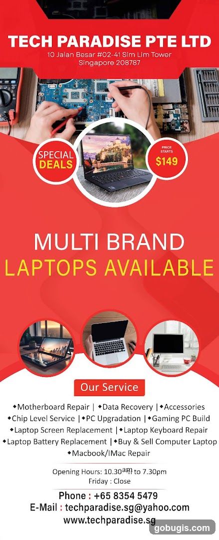 Tech Paradise Pte Ltd Advertisement
