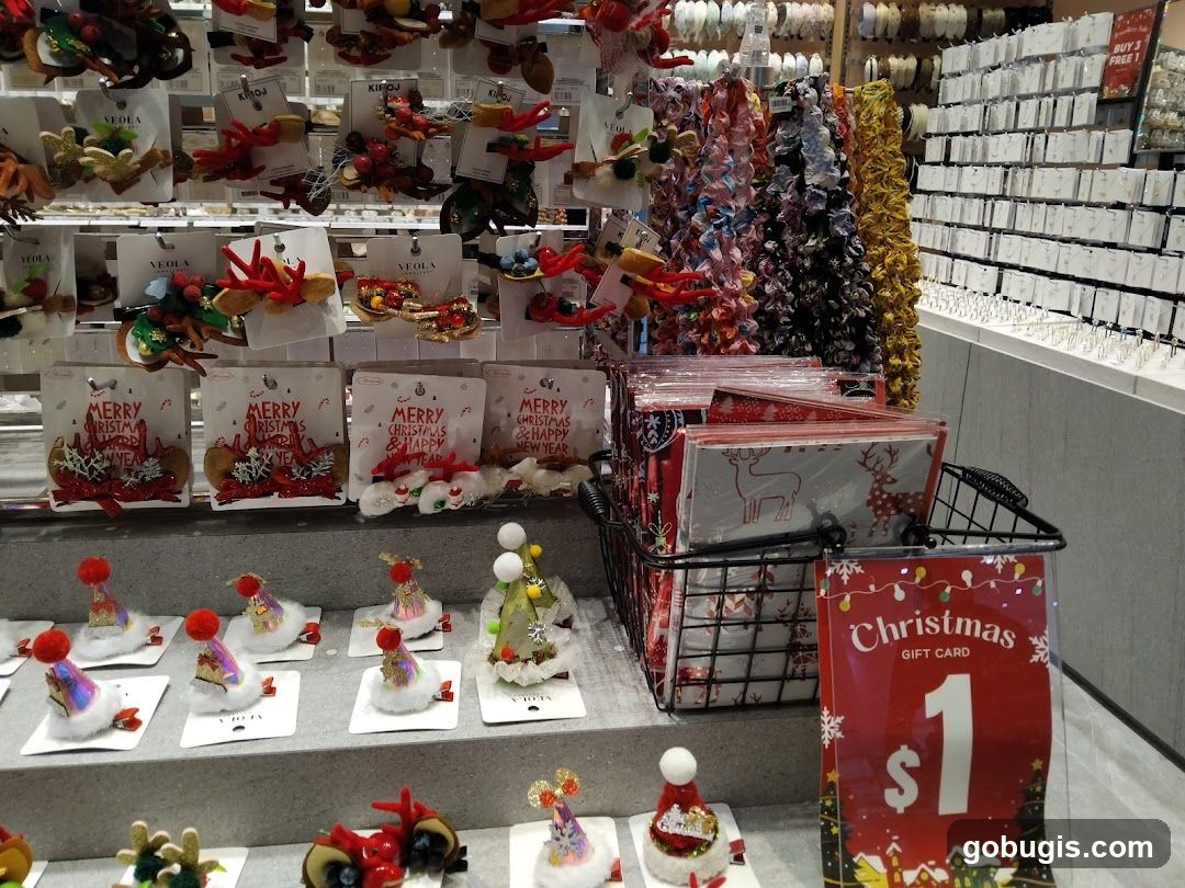Christmas Accessories Display