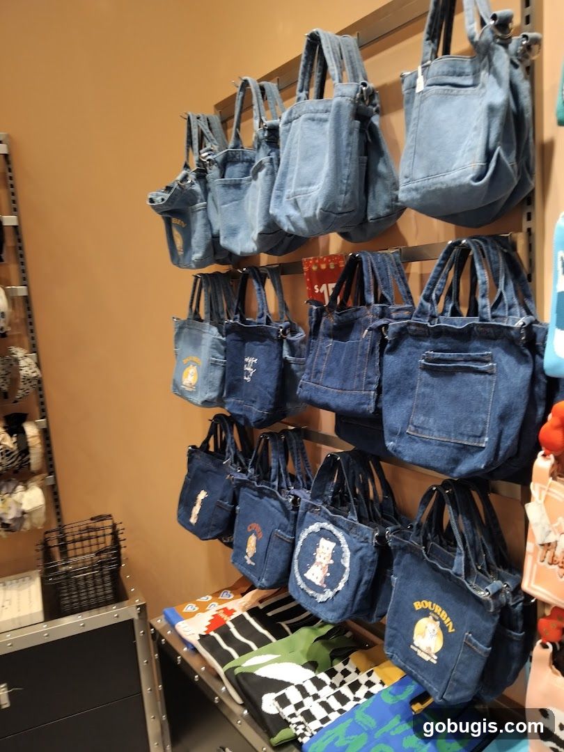 Denim Bags Display