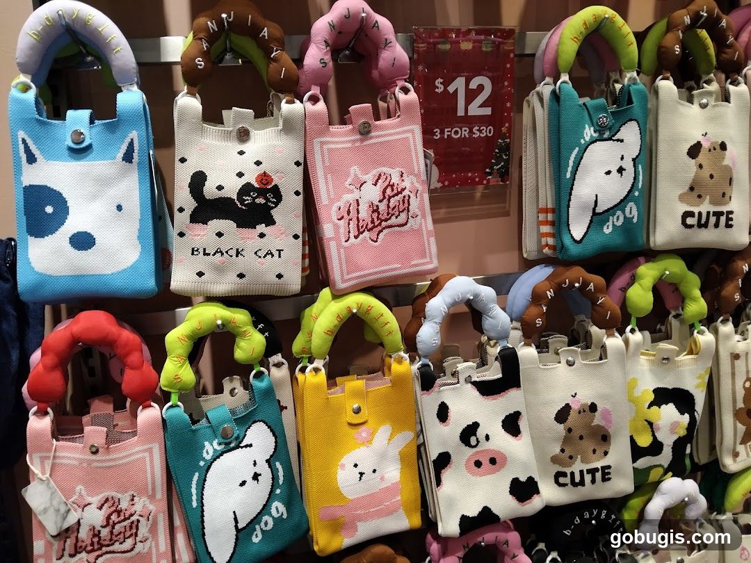 Assorted Knitted Pouches