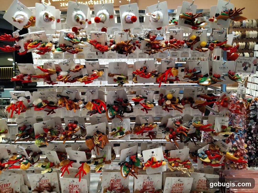 Christmas Hair Accessories Display