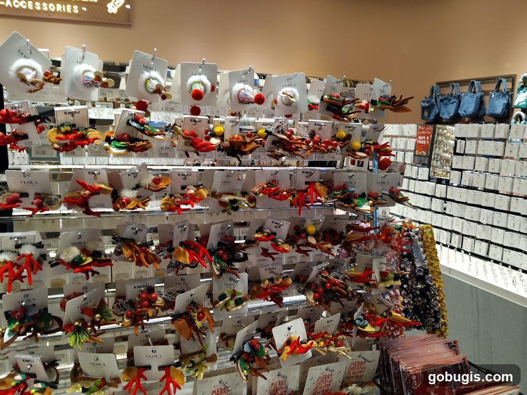 Christmas Accessories Display