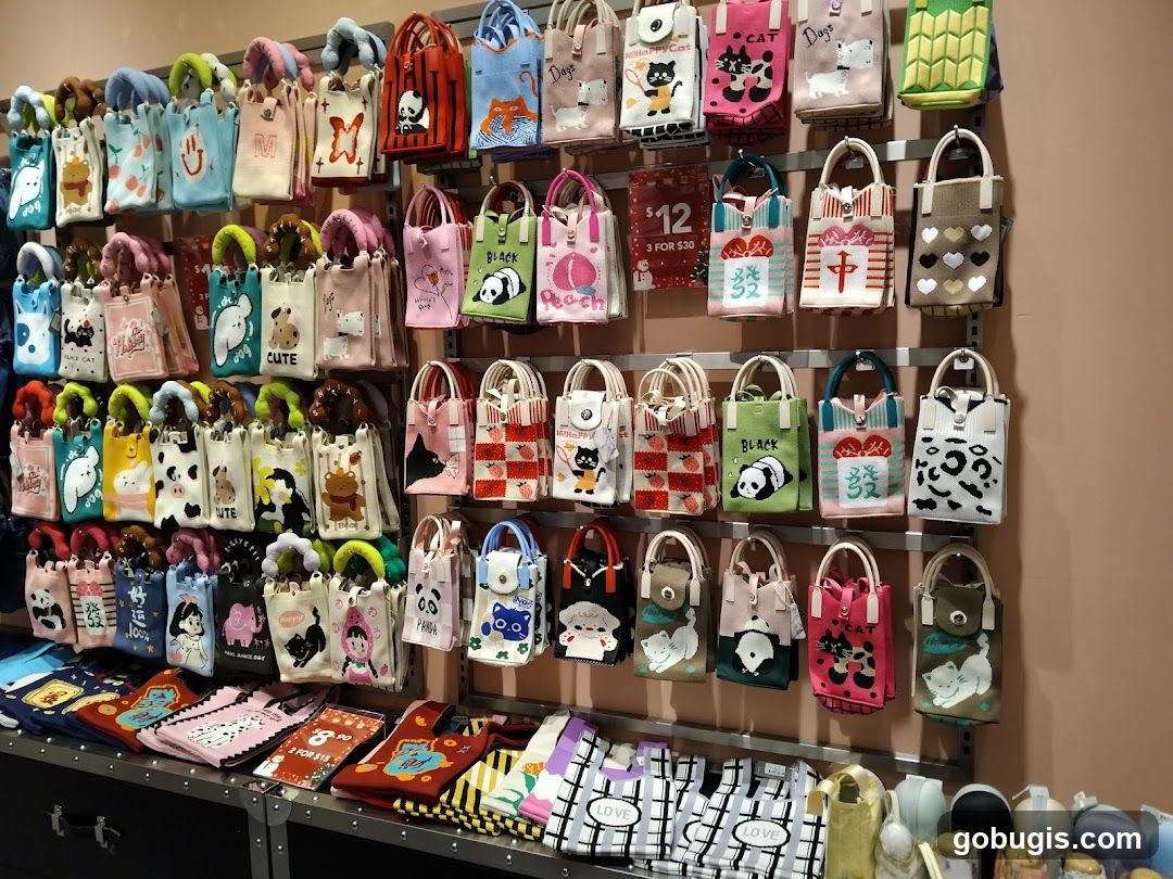 Assortment of Small Bags with Cute Designs