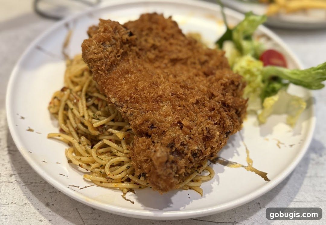 Fried Fish with Spaghetti