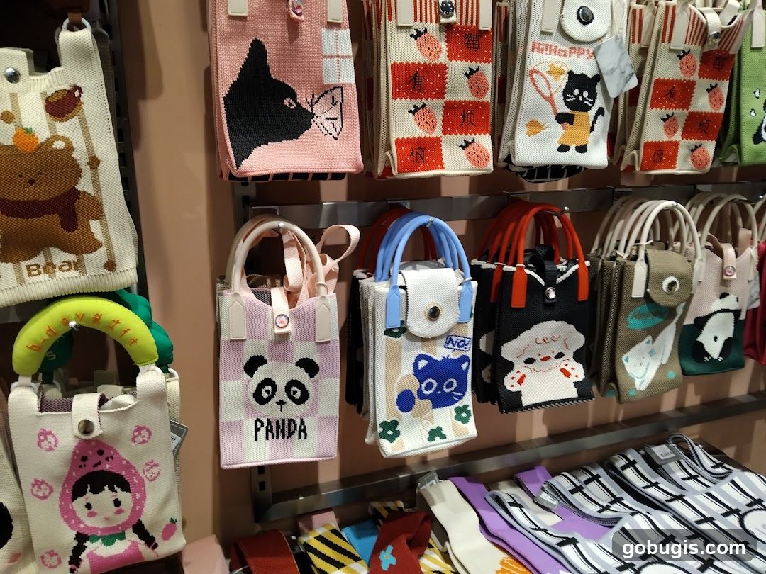 Assortment of Knitted Bags and Accessories