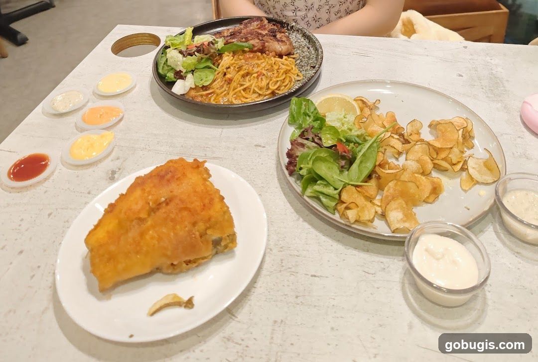 Table with food