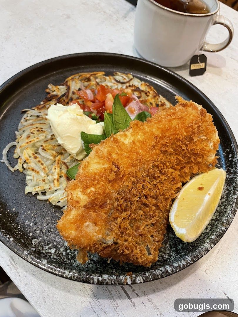 Fried Fish and Hash Browns