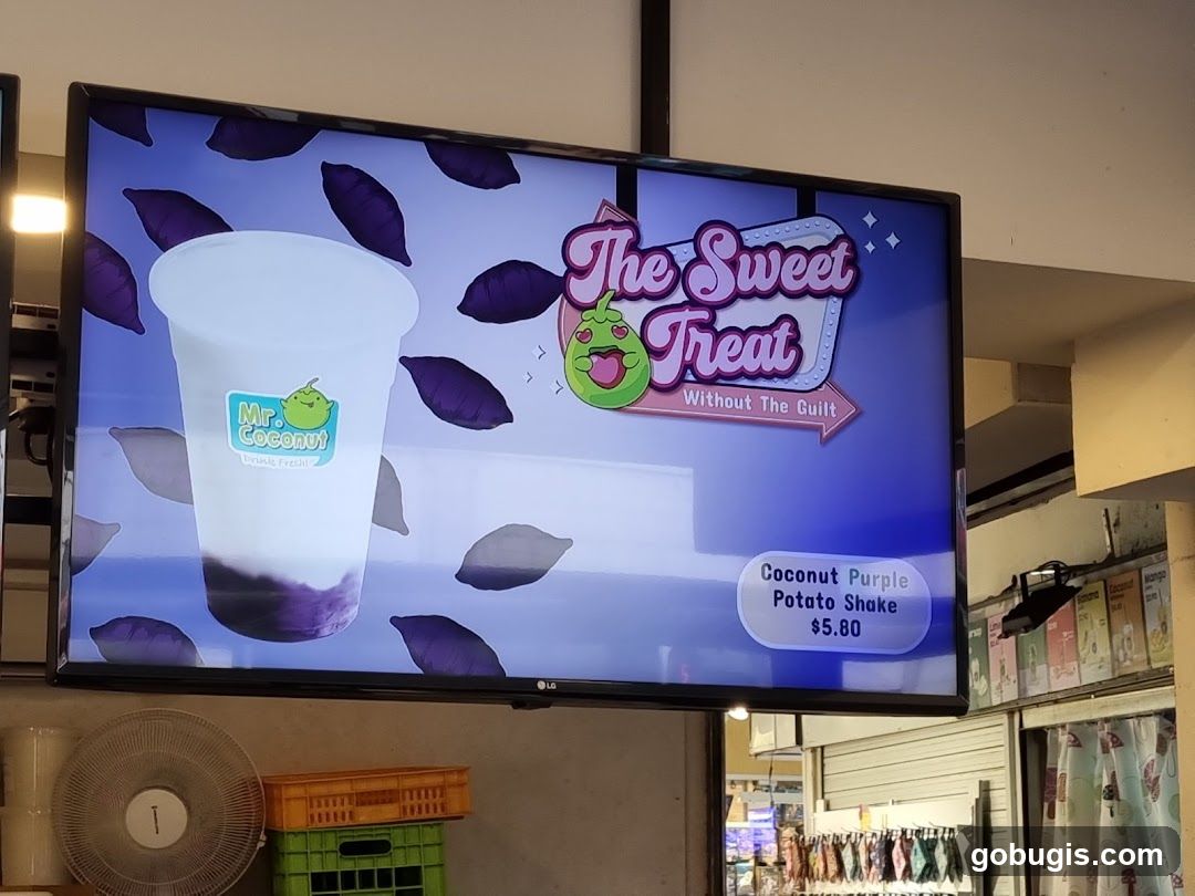 Mr. Coconut The Sweet Treat Advertisement