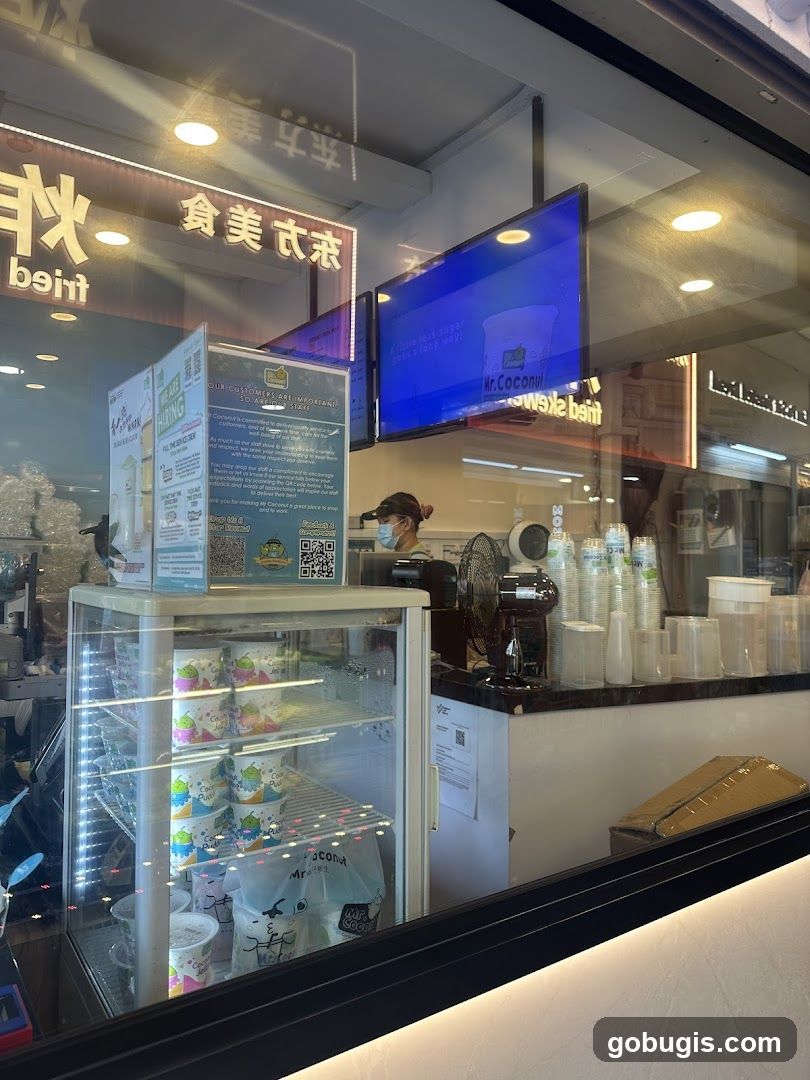 Mr. Coconut Store Interior