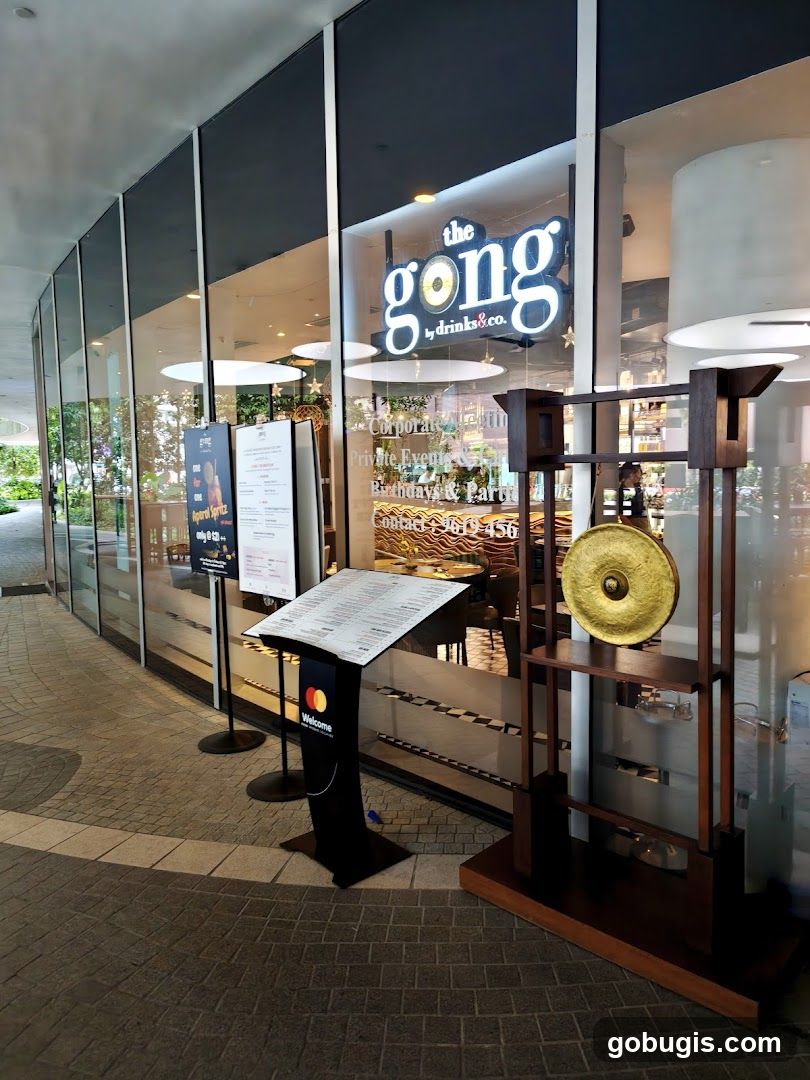 Restaurant Entrance with Menu Stand