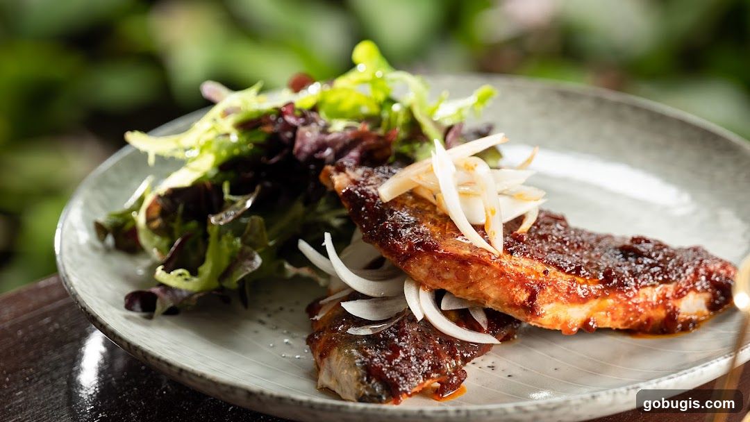 Fish with Salad