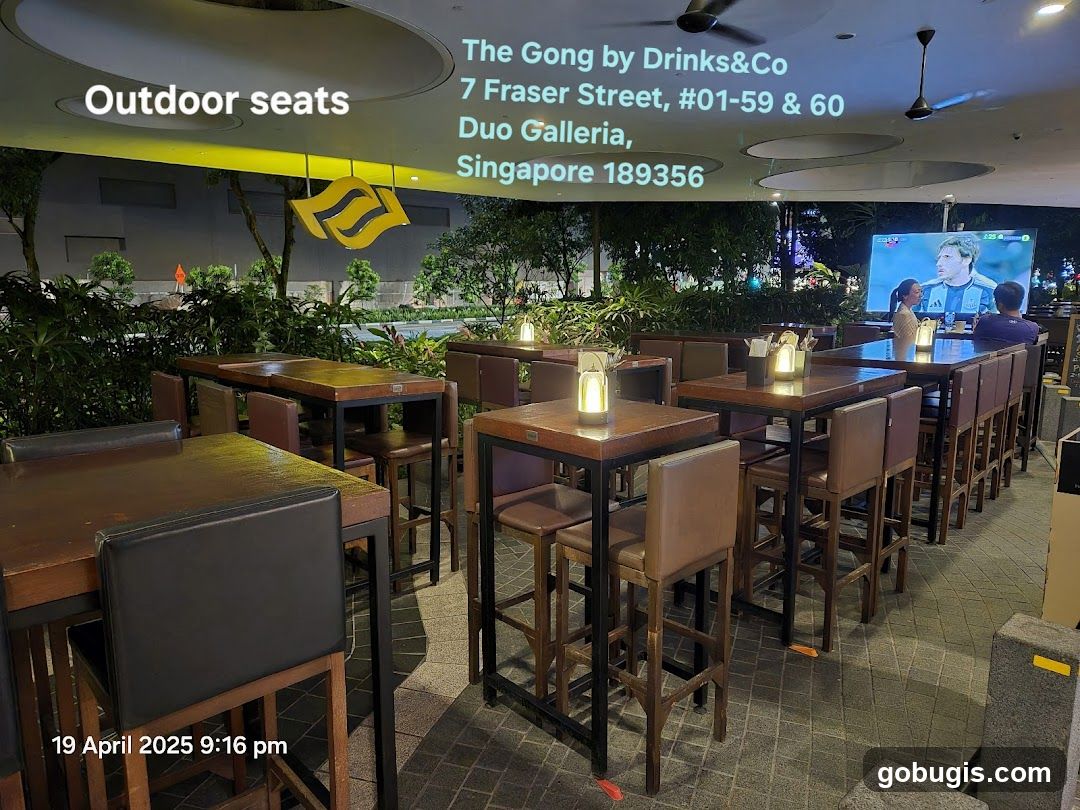 Outdoor seating area