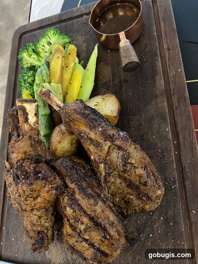 Lamb Chops with Vegetables