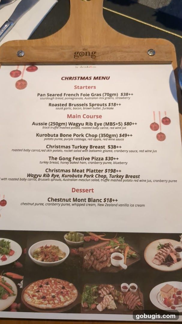 Christmas Menu
