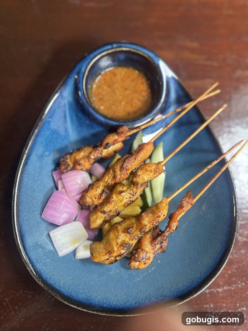 Chicken Satay with Peanut Sauce