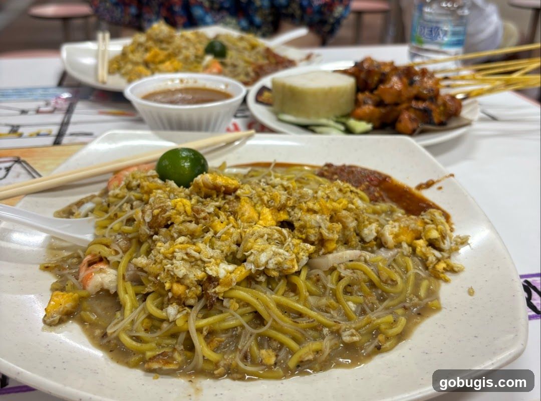 Noodles and Satay
