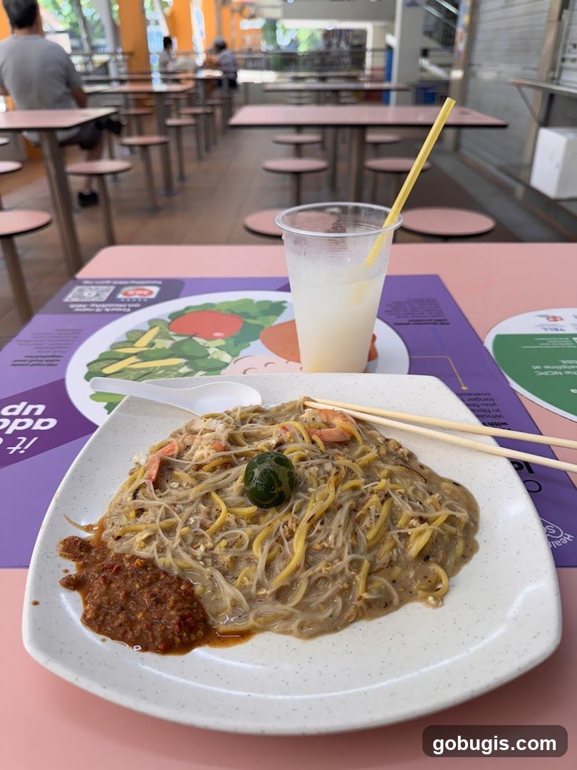 Food and Drink at a Hawker Centre
