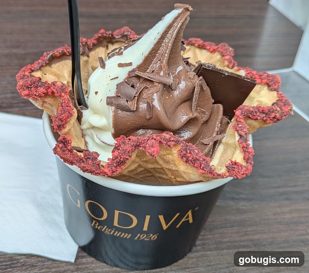 Godiva Soft Serve Ice Cream