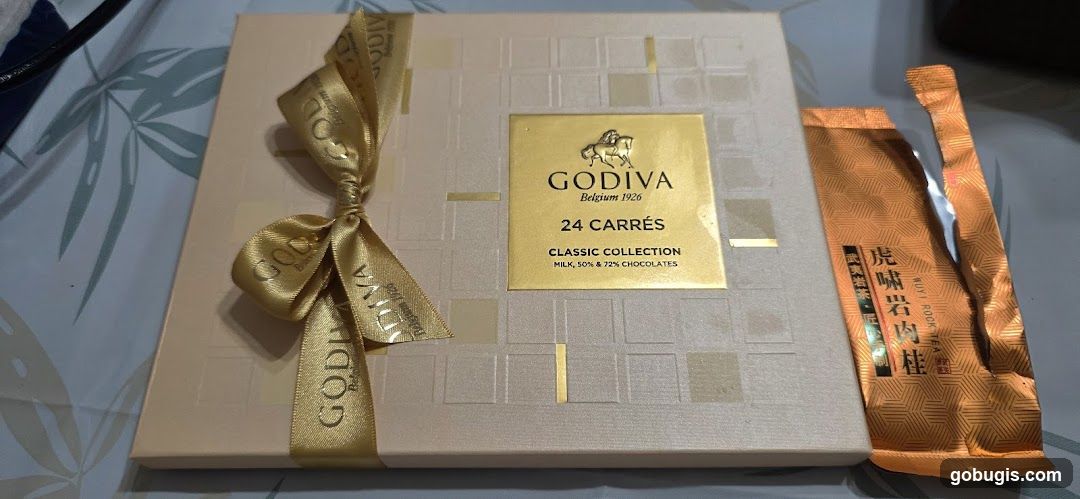 Godiva Chocolates and Wuyi Rock Tea