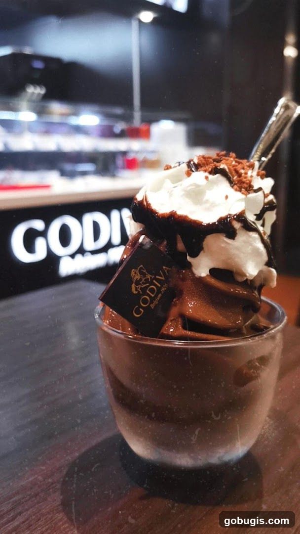 Godiva Chocolate Soft Serve