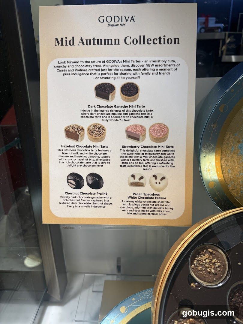 Godiva Mid Autumn Collection
