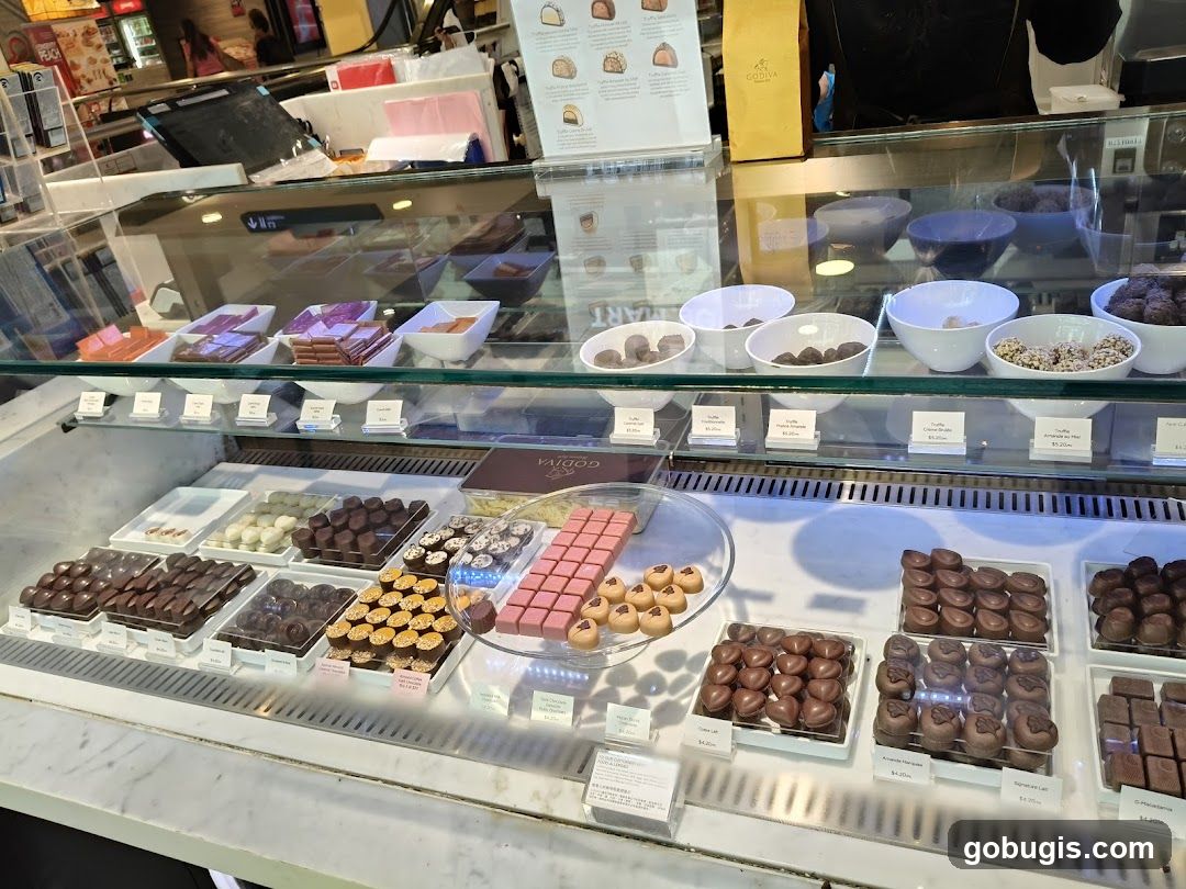 Chocolates Display