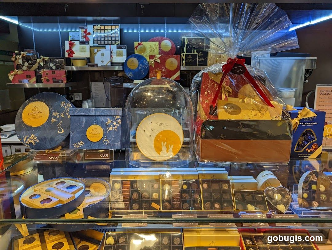 Godiva Chocolates Display