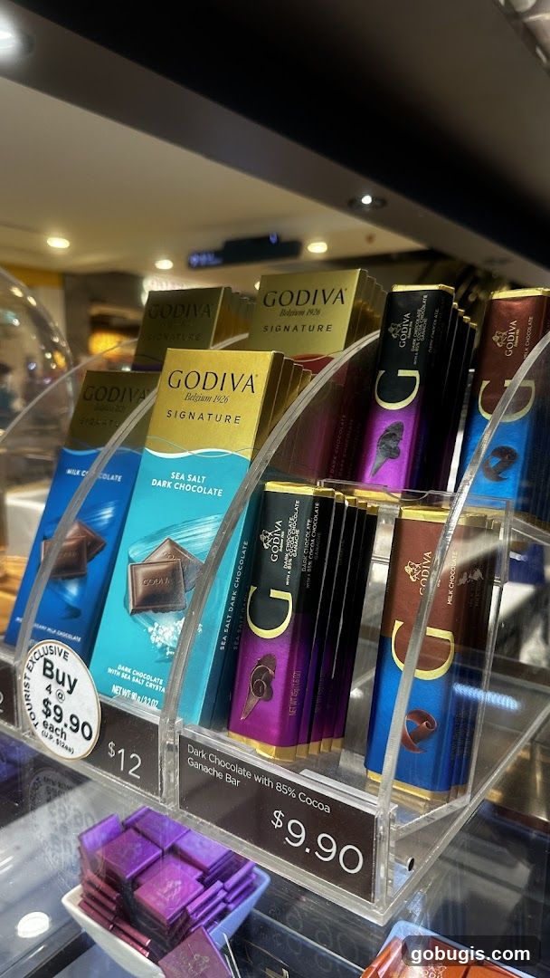 Godiva Chocolate Display