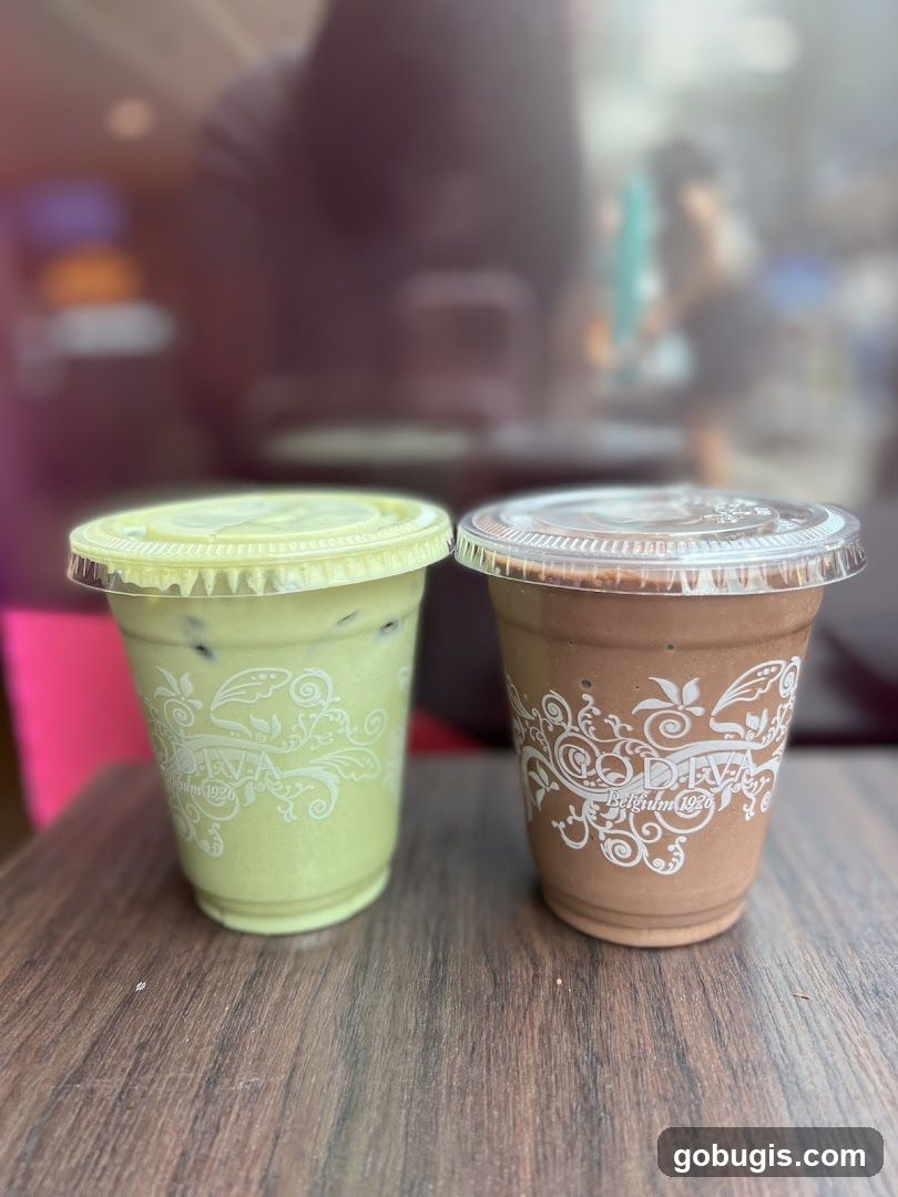 Two Iced Drinks