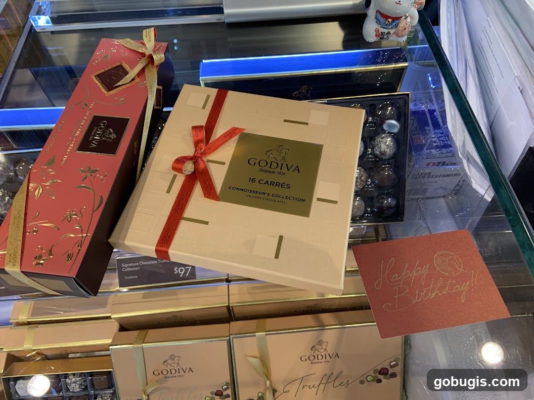 Godiva Chocolates Display
