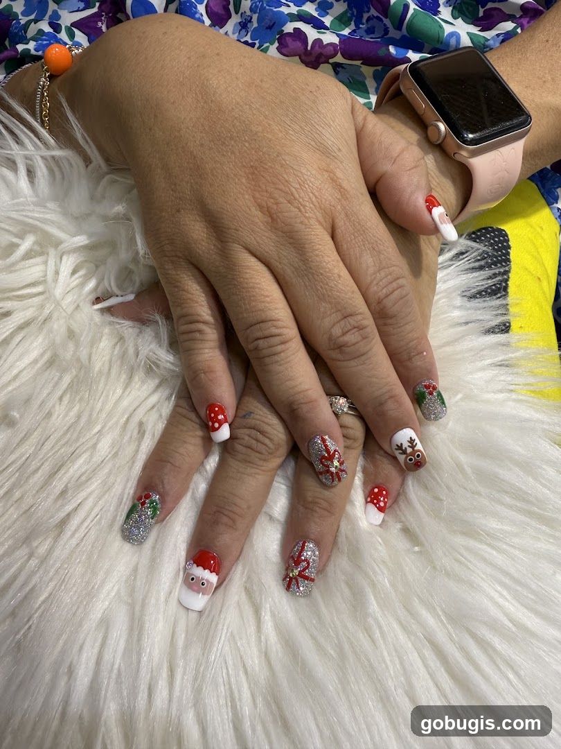 Christmas Themed Nails