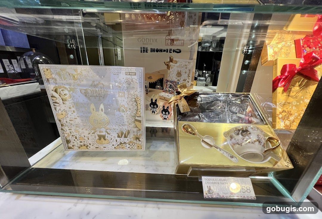 Godiva x Pop Mart Display