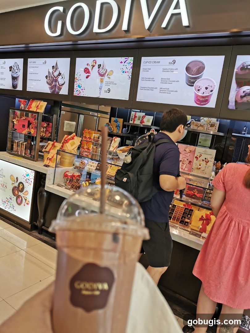 Godiva Chocolate Shop