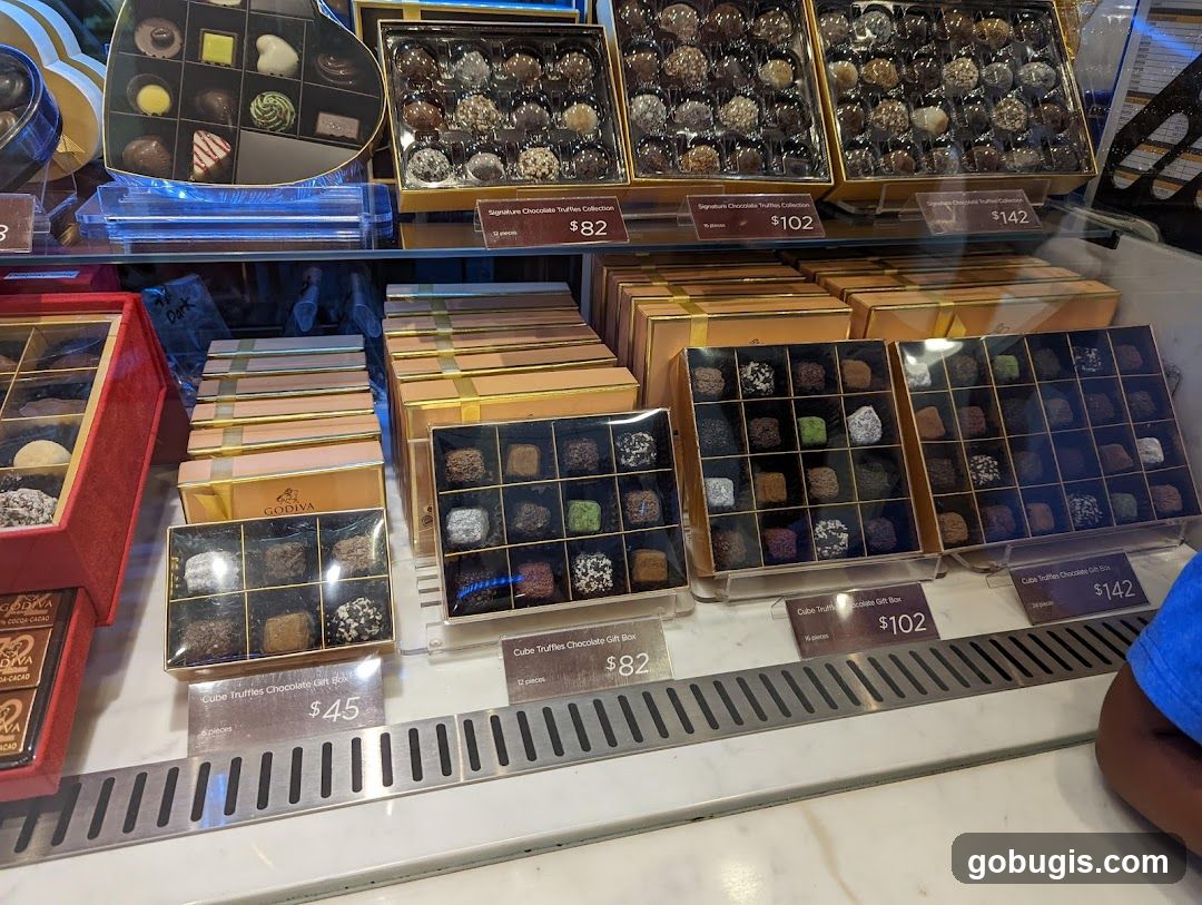 Assortment of Godiva Chocolates