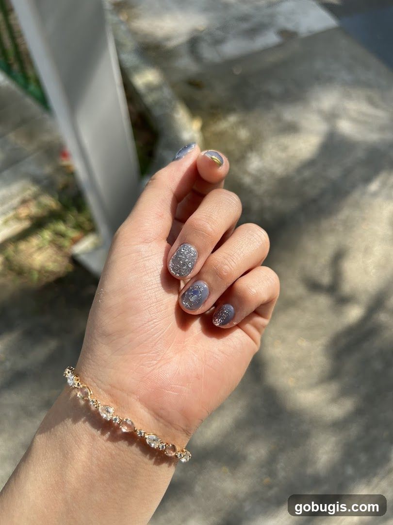 Sparkling Nails and Bracelet