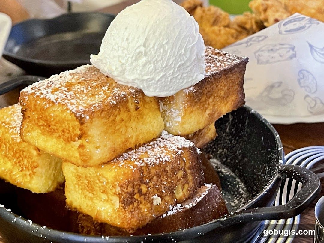 French Toast with Whipped Cream