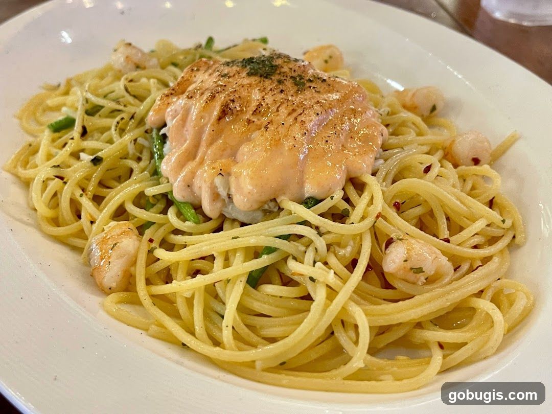 Salmon and Shrimp Pasta